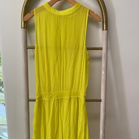 Zara Collection Yellow Summer Lightweight Party Beach Mini Dress Portugal Size M - Picture 1 of 7